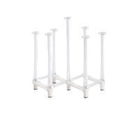 Mug Holder - Adjustable 7 Slot Folding Cup Stand, Retractable Drain Rack, A