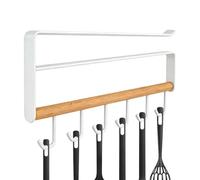 Mug Hooks Under Shelf - Mug Holder Under Cabinet | Unders Shelf 6 Hooks Storage Rack | Ladles Organizer Hanger | Home Kitchen For Home Kitchen Restaurant Cafe Wardrobe Spatulas Ladles Belts Scarvess