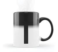 MUG - Magique que cambia de color sensible al calor, termosensible - de cerámica con diseño de cruz cristiana