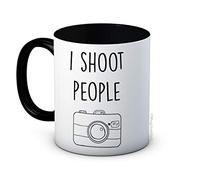 mug-tastic I Shoot People - Cámara Fotógrafo - Taza de Café de Cerámica