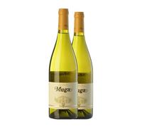 Muga Fermentado en Barrica Rioja Crianza Botella Magnum 1,5 L Vino blanco (Caja de 2 Botella Magnum de 1,5 L)