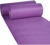 Mugar- Alfombras para Eventos y Celebraciones de Todo Tipo- Alfombras Pasilleras para Festejos y Ocasiones Especiales de Diversos Colores- 1 Metro de Ancho (1 x 60 Metros, Violeta (21))