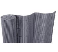 Mugar- Cañizo de PVC imitación a Mimbre de PVC de 1.600gr/m2- Mimbre Artificial- 5 MODELOS (Gris, 2x3 metros)