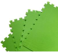 MUGAR- Esterilla Puzle para Suelos de Gimnasio y Fitness | Set de Protección de Goma Espuma de 4 losas de 60x60x1cm