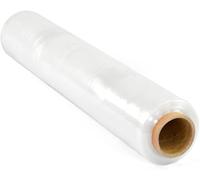 Mugar- Film Transparente o Negro para Retractilar- Plástico para Embalar- 1,2,3 o 6 Rollos de 2 Kilogramos aprox.- 23 mu (Transparente, 1 Rollo)