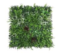 Mugar- Jardines Verticales Artificiales para Decoración Interior y Exterior- 100x100 Centímetros- Flor Artificial de Pared, Decoración Moderna Hogar, Oficina. Seto Pared (Madrid)