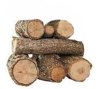 Mugar- Leña para Chimenea, Estufa o Barbacoa. Leña de Encina Tronco de leña Mediano Especial para Chimeneas, barbacoas o Estufas (Caja 30 kgs)