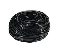 MUGAR- Manguera de riego por goteo. Tubo de goteo de polietileno de 100 metros y 12 milímetros sin goteros color negro, para agricultura y jardines particulares.