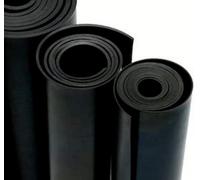 Mugar- Revestimiento de Caucho Antideslizante Negro Liso- Planchas de Goma SBR Negra Antideslizante, Aislante y Resistente- por Rollos y Metro Lineal (SBR 3mm, 1,40m Ancho Metro Lineal)