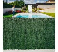 Mugar- Seto artificial/cerramiento de jardín de varias alturas. Dos modelos y tres medidas disponibles. 85 y 90%. (Seto 36 varillas, 1,5x3m)