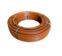 Mugar - Tuberías para Riego por Goteo de 16mm de Diámetro Marrones o Negras - Bobinas de Riego - Tubos de 16mm (Marrón, 25 Metros)