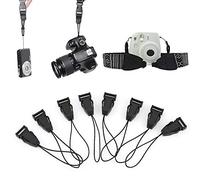 Mugast Kit de Hebilla de liberación rápida para cámara de plástico portátil de 8 Piezas con cordón Adicional para Correa para el Cuello