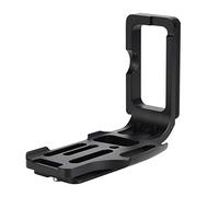Mugast Soporte en Forma de L de liberación rápida QR, Placa de sujeción Vertical Duradera Compatible con Arca-Swiss para cámaras Nikon D800 / D810 / D800E
