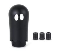 muge racing Palanca de cambios universal de aluminio divertida y espeluznante con 3 adaptadores (negro)