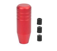 muge racing Pomo de palanca de cambios de aleación de aluminio de 3.5 pulgadas, mango de palanca de cambios de coche resistente que se adapta a la mayoría de vehículos manuales automáticos, color rojo
