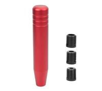 muge racing Pomo de palanca de cambios de aleación de aluminio de 7 pulgadas, mango de palanca de cambios de coche resistente que se adapta a la mayoría de vehículos manuales automáticos, color rojo