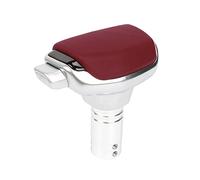muge racing Pomo universal para palanca de cambios, apto para la mayoría de coches automáticos manuales, camiones, SUV, M8, M10, M12 (cuero rojo)