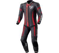 MUGENRACE Assassino Traje de moto de moto de 1 pieza perforado para niños, negro-blanco-rojo, tamaño S 152