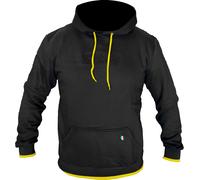 MUGENRACE Blacky Hoodie Sudadera con capucha, negro-amarillo, tamaño 2XL para Hombres