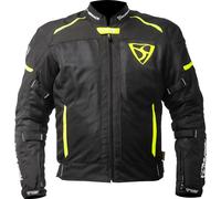 MUGENRACE Fuggire-A Chaqueta Textil Moto, negro-amarillo, tamaño XL para Hombres