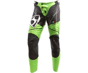 MUGENRACE Hammer Pantalones de motocross, negro-amarillo, tamaño L para Hombres