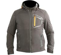 MUGENRACE Luc Chaqueta textil impermeable para motocicleta Softshell, negro, tamaño 2XL para Hombres