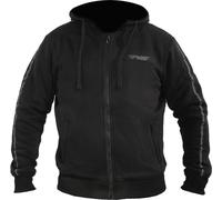 MUGENRACE Manyo Sudadera con capucha y cremallera, negro, tamaño 3XL para Hombres