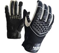 MUGENRACE X-Air Guantes de moto, Negro/Blanco, Talla 2XL