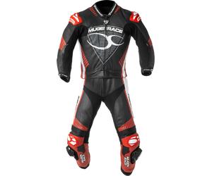 MUGENRACER Impegnato-D Perforado Mujer 2 Piezas Moto Cuero Combi