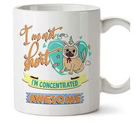 MUGFFINS Funny Mug -I'm Not Short, I'm Concentrated Awesome Coffee Gifts/Presents for Men & Women