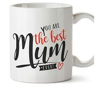 MUGFFINS Mum Mugs -"Best Mum Ever" (Model 2) - Funny Mothers Day Gifts from Daughters & sons