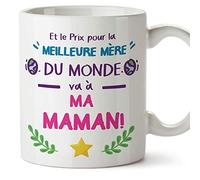 Mugffins Tasse/Mug pour Maman - Prix Pur la Meilleure Mère (modèle 4) - Idée Cadeau Fête des Mères/Anniversaire Originale