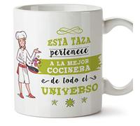 MUGFFINS Taza Cocinera (Mejor del Universo) - Regalos Originales y Divertidos de Cocina