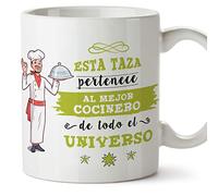 MUGFFINS Taza Cocinero (Mejor del Universo) - Regalos Originales y Divertidos de Cocina