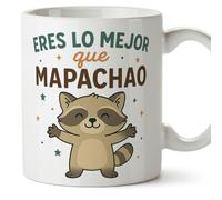 MUGFFINS taza graciosa Eres lo mejor que mapachao en Español para enamorados y aniversario | tazas originales para regalar | regalos San Valentín, novios, amor, romántico | Pareja v3