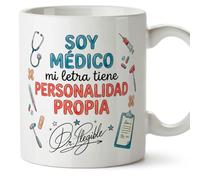 MUGFFINS taza graciosa medico con frase personalidad propia en Español | regalo divertido médico, doctor, doctora, médica, medicina, hospital, cumpleaños, amigo invisible, navidad | medicina v1