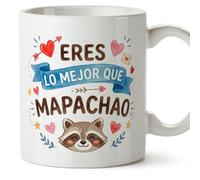 MUGFFINS taza graciosa novio novia Eres lo mejor que mapachao en Español para cumpleaños y aniversario | regalos San Valentín, novios, amor, romántico | enamorados v3