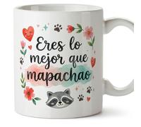 MUGFFINS taza graciosa novio novia Eres lo mejor que mapachao en Español para cumpleaños y aniversario | regalos San Valentín, novios, amor, romántico | enamorados v4