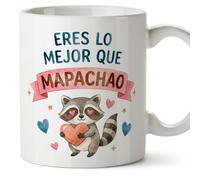 MUGFFINS taza graciosa novio novia Eres lo mejor que mapachao en Español para cumpleaños y aniversario | regalos San Valentín, novios, amor, romántico | enamorados v2