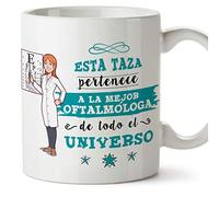 MUGFFINS Taza Oculista (Mejor del Universo) - Regalos Originales y Divertidos de Oftalmología