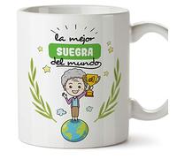 MUGFFINS Taza Suegra -Familiares Mundo -Regalos Originales y Divertidos -Tazas de Café y Té