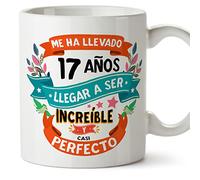 MUGFFINS Tazas 17 Cumpleaños - En Español - Me ha llevado 17 años llegar a ser increíble - 11 oz - Regalo original y divertido