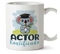 MUGFFINS Tazas para ACTOR hombre - En Español - Koalificado/koalificada - 11 oz / 330 ml - Regalo original y divertido