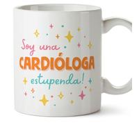 MUGFFINS Tazas para CARDIÓLOGA mujer - En Español - Soy estupendo! - 11 oz / 330 ml - Regalo original y divertido