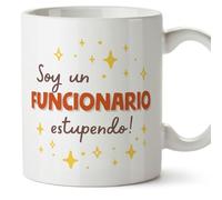 MUGFFINS Tazas para FUNCIONARIO hombre - En Español - Soy estupendo! - 11 oz / 330 ml - Regalo original y divertido
