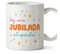 MUGFFINS Tazas para JUBILADA mujer - En Español - Soy estupendo! - 11 oz / 330 ml - Regalo original y divertido