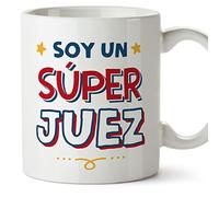 MUGFFINS Tazas para JUEZ hombre - En Español - Soy Súper - 11 oz / 330 ml - Regalo original y divertido