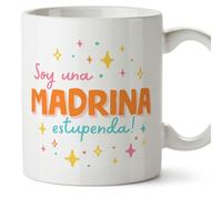 MUGFFINS Tazas para MADRINA - En Español - Soy estupendo! - 11 oz / 330 ml - Regalo original y divertido