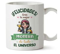 MUGFFINS Tazas para MOTERA mujer - En Español - Mejor Universo Trofeo - 11 oz / 330 ml - Regalo original y divertido