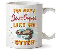 MUGFFINS Tazas para PROGRAMADORA - En Inglés - You Are Like No Otter - 11 oz / 330 ml - Regalo original y divertido